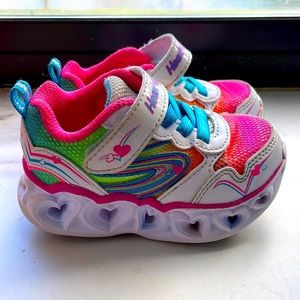 Skechers heart light shoes!